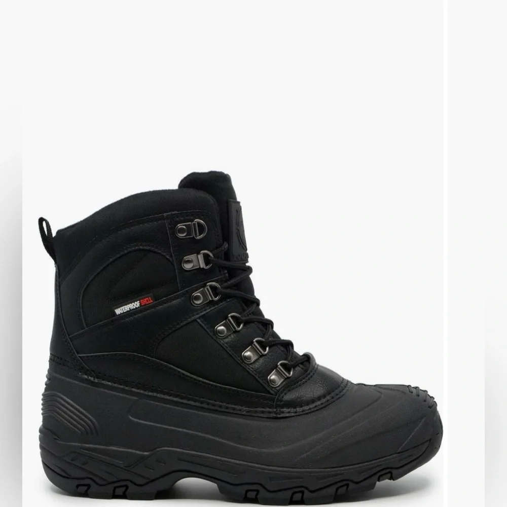 Black Men's Rain & Snow Boots